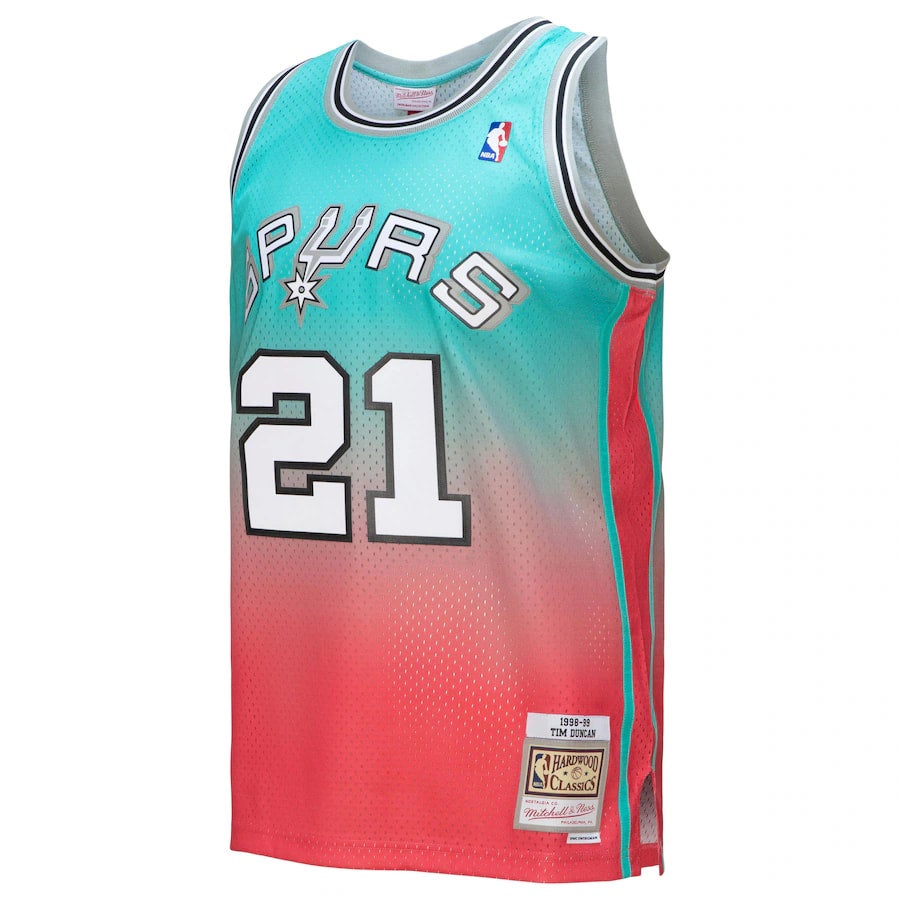 San Antonio Spurs 1998 Tim Duncan Mitchell & Ness Swingman