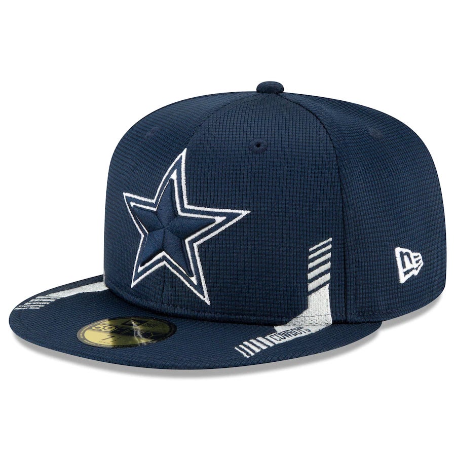 Dallas Cowboys New Era SATIN 59FIFTY Fitted Hat - Navy/White – hatdreams