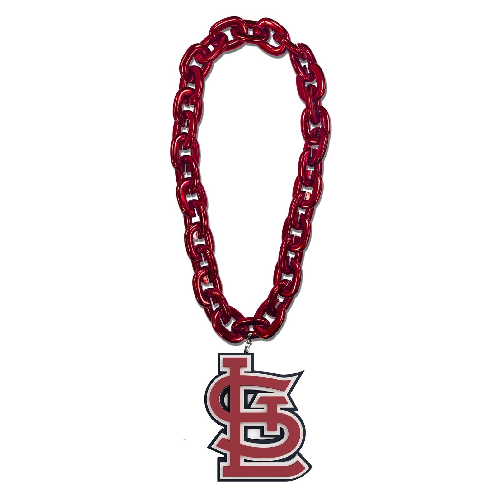 New NCAA Louisville Cardinals GOLD Fan Chain Big Necklace Foam