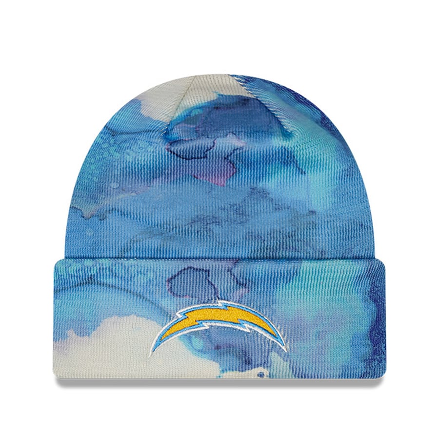 Los Angeles Chargers NFL 2022 Sideline Ink New Era Knit Beanie -TC